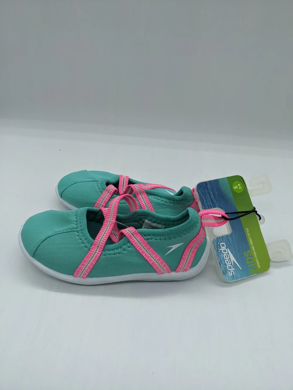 Girls' Aqua Pink Water Shoes Speedo